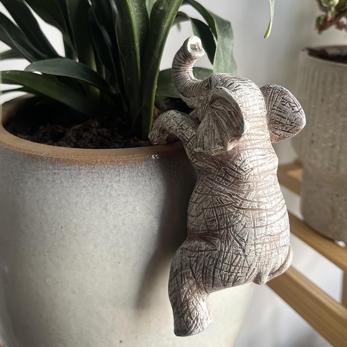 Adorable Hanging Elephant Statue