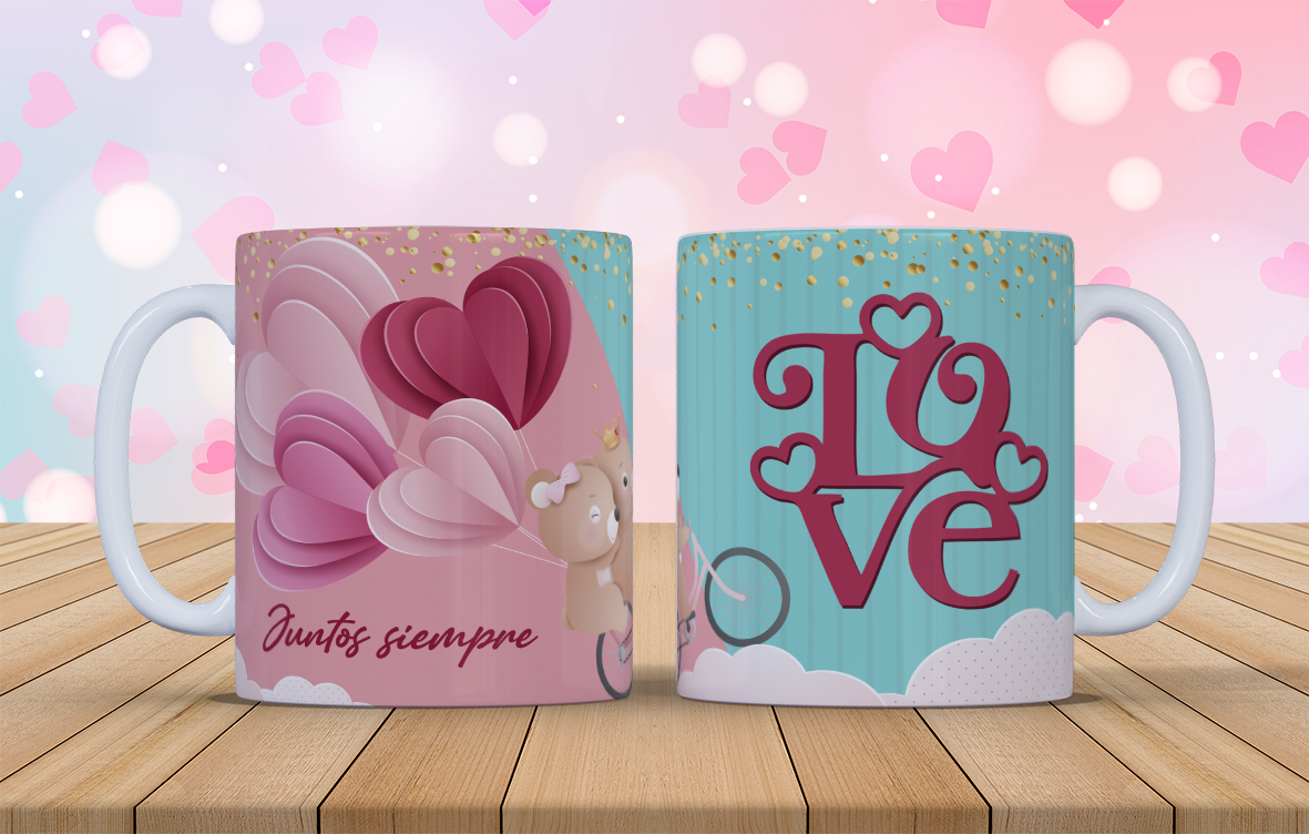 Tazas San Valentín Disney III