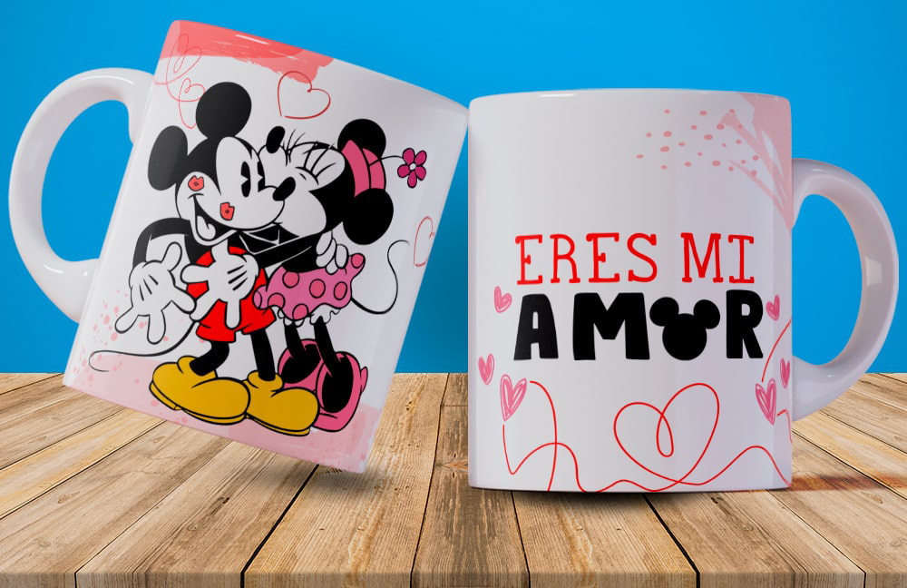 Tazas San Valentín Disney II