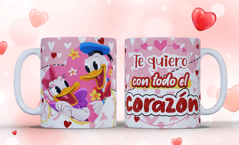 Tazas San Valentín Disney