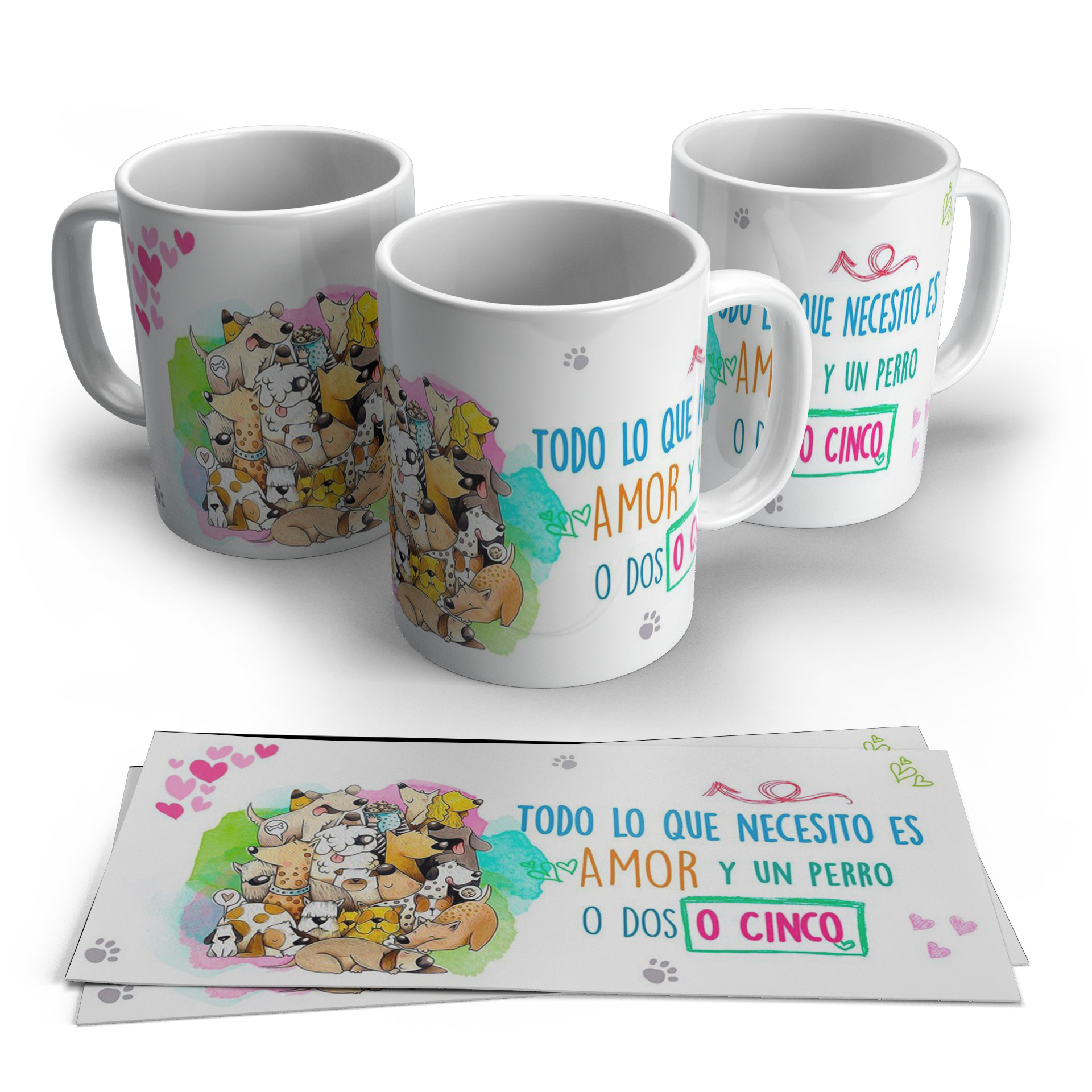 Tazas I Love mi mascota 