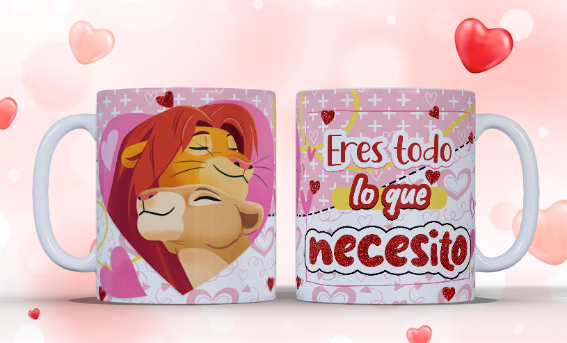 Tazas San Valentín Disney