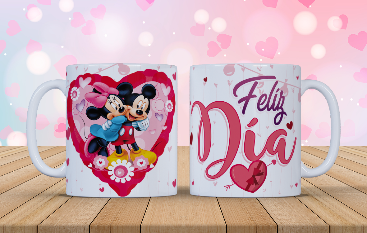 Tazas San Valentín Disney III