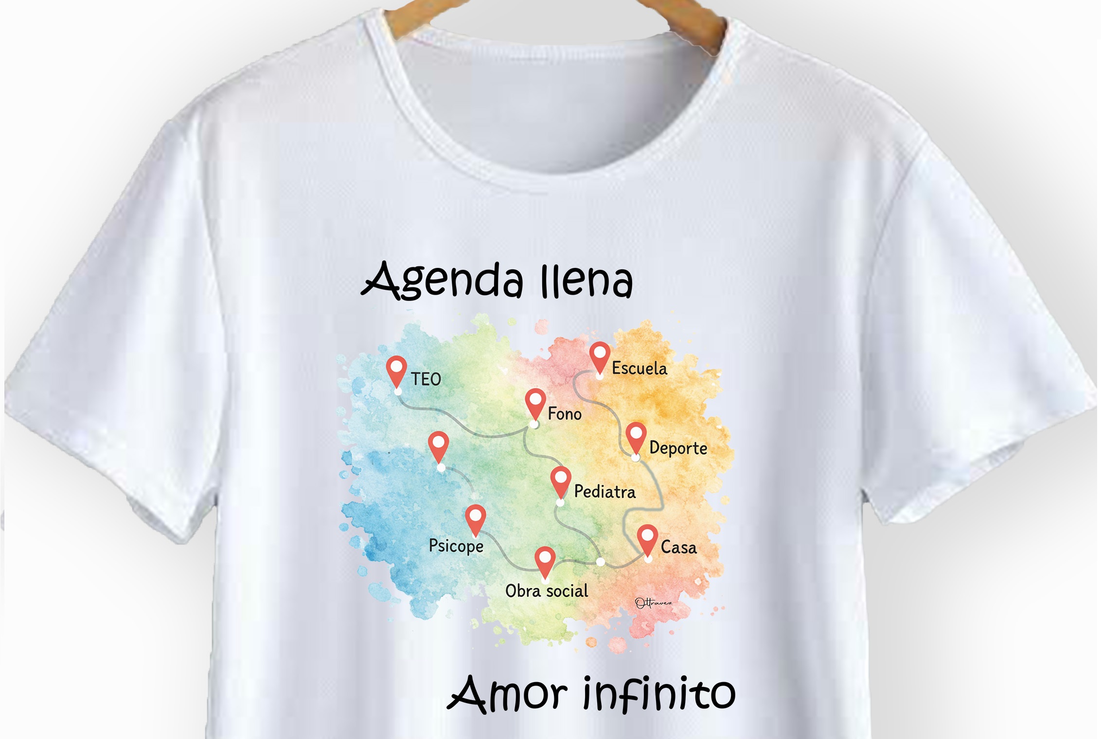 Remera GPS Inclusivo