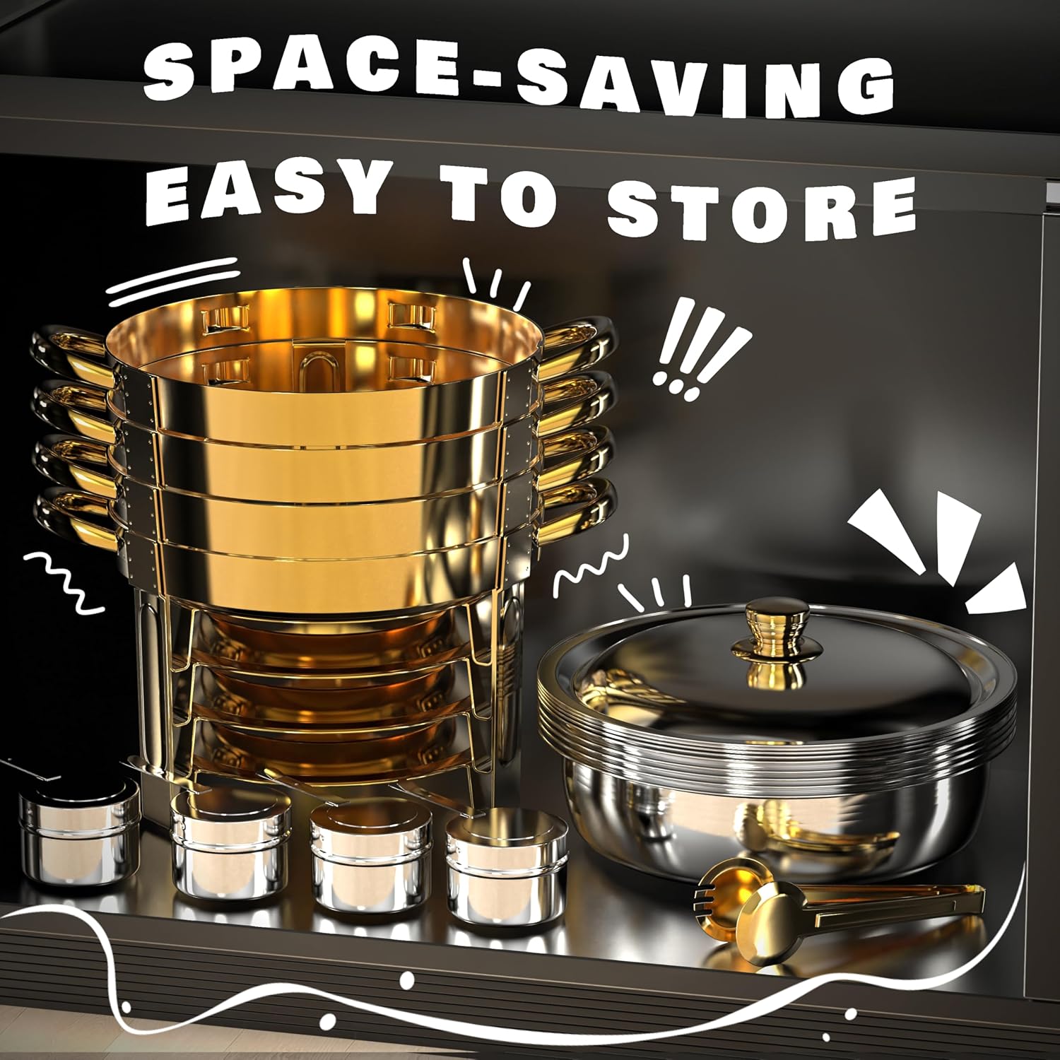 Chafing Dishes for Buffet Set