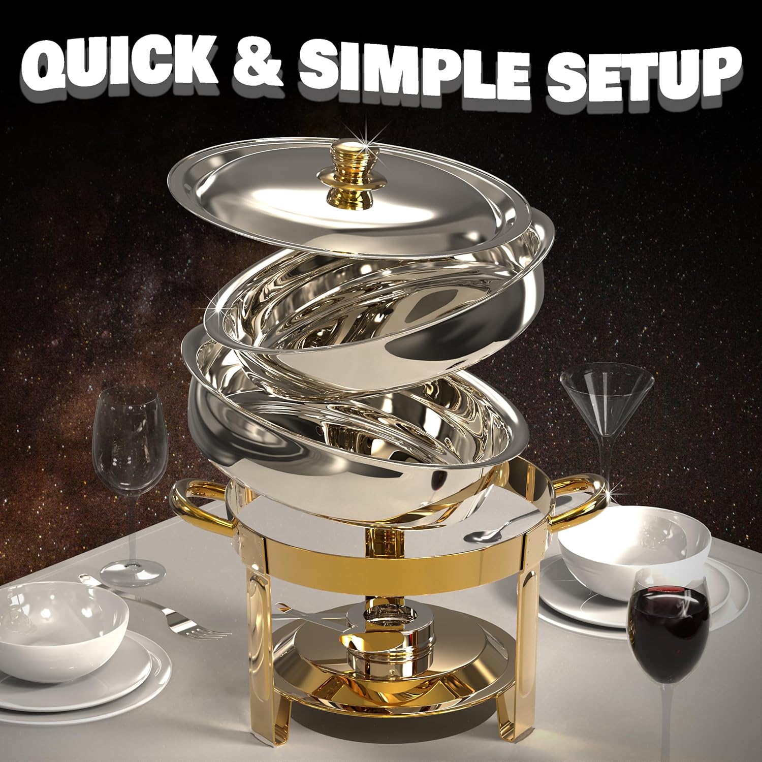 Chafing Dishes for Buffet Set