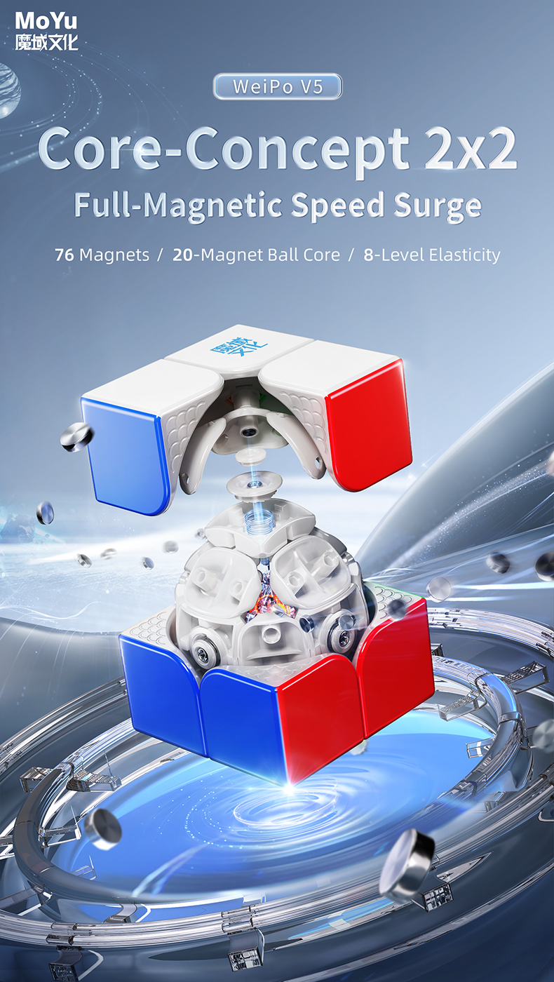 Moyu WeiPo V5 20-M Ball Core UV 2x2