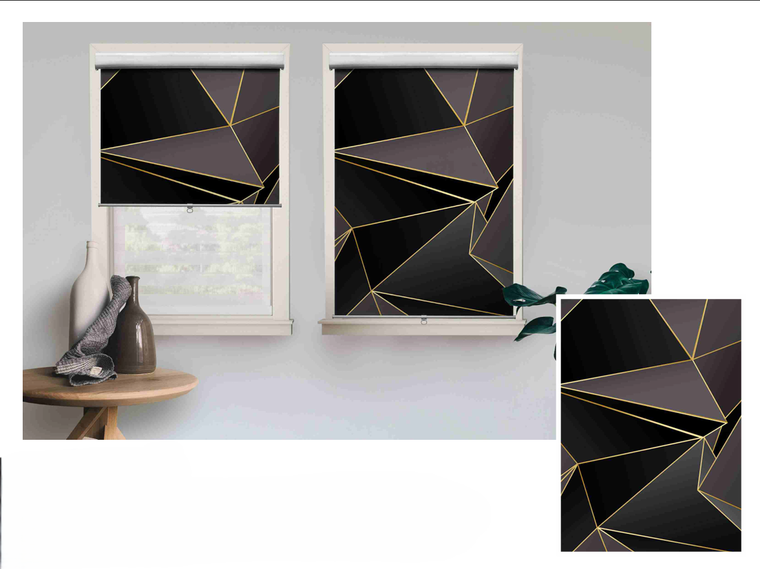 Whinny Aubergine Roman Blind