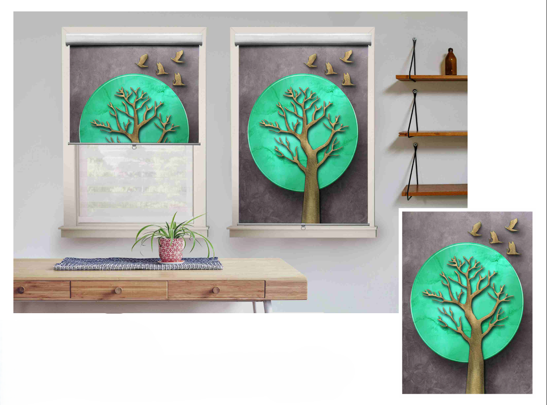 3D Tree Wall Art with Birds