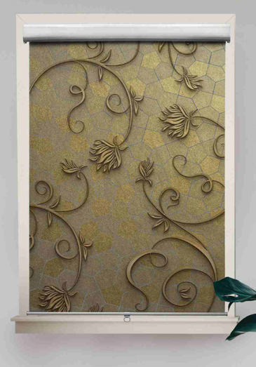 Floral Pattern Roller Blinds