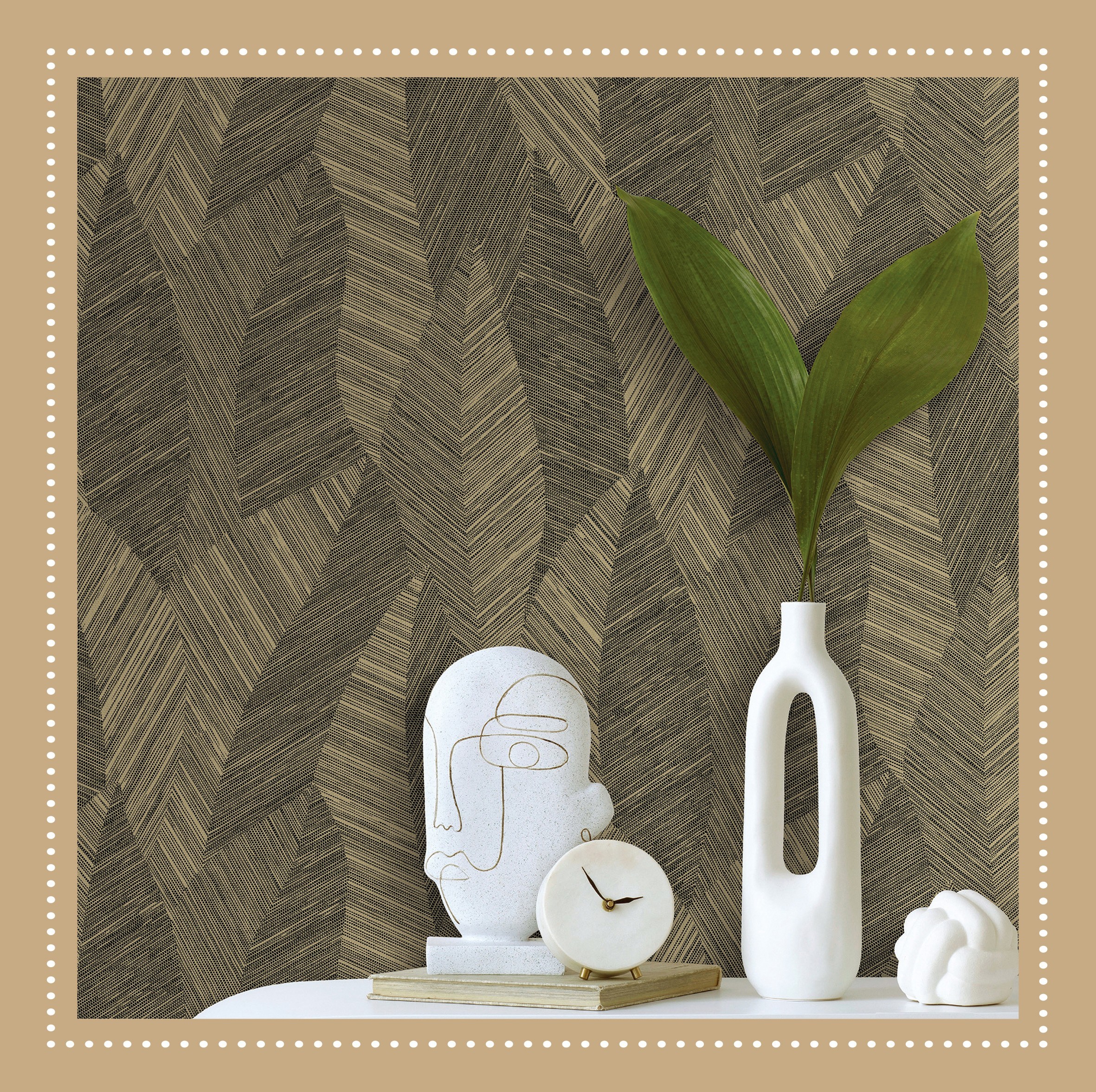 Geometric Textured Wallpaper