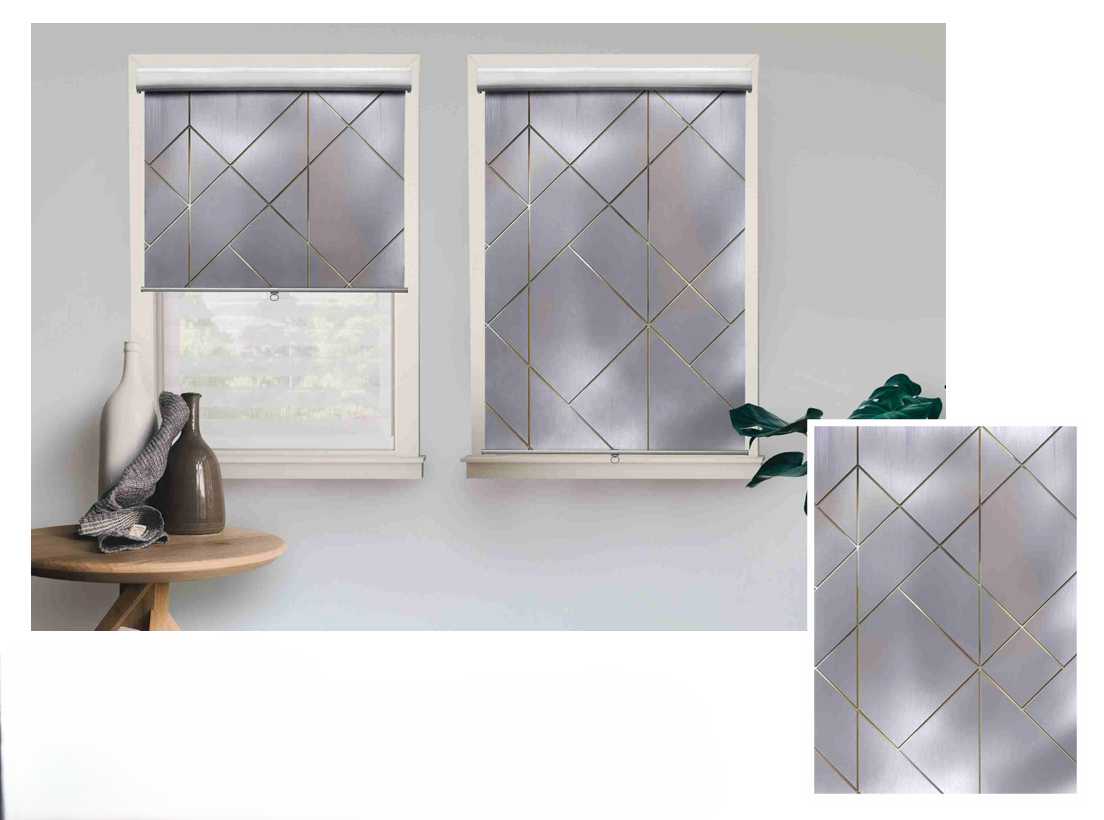 Zimmer Silver Roller Blinds 