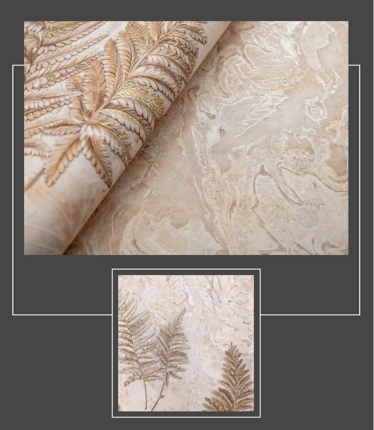 Fern Leaves Wallpaper Mural | Silk Interiors Wallpaper