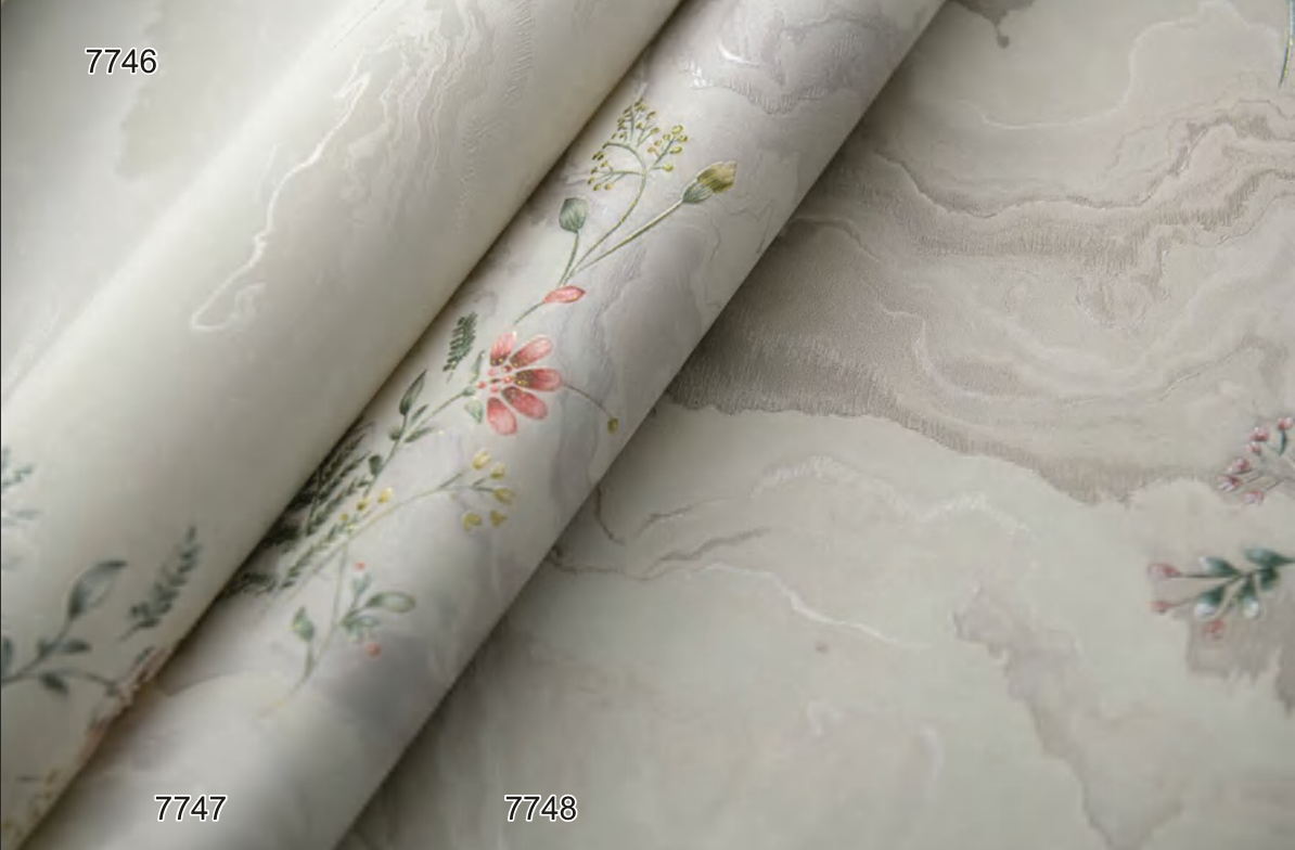 Floral Accent Wall Wallpaper