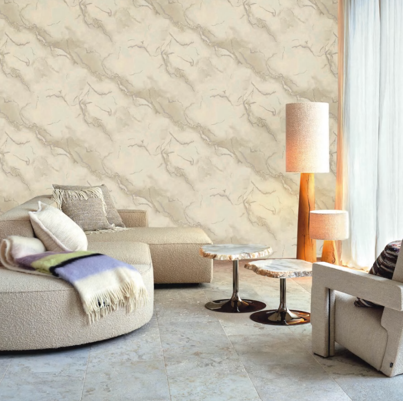 White Marble Wallpaper Mural