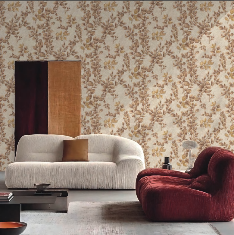 Gold Pattern Wallpaper for Home Walls