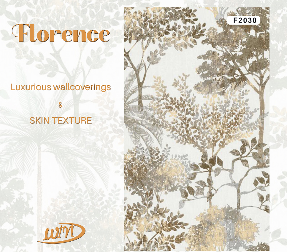 Vibrant Tropical Trees Wallpaper