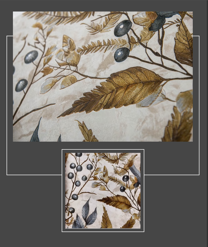 Buy Vintage Plant Leaves Wallpaper