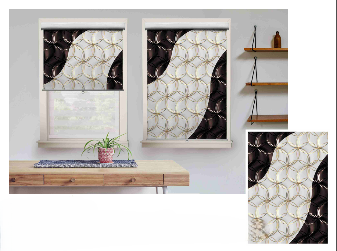 Subtle Harmony Design Window Roller Blind