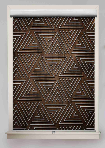 Geometric Pattern Roller Blinds