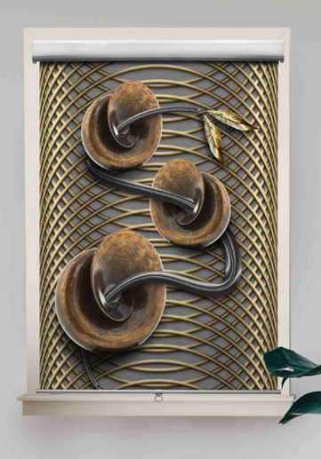 Deco Fan Elegance Roller Blind