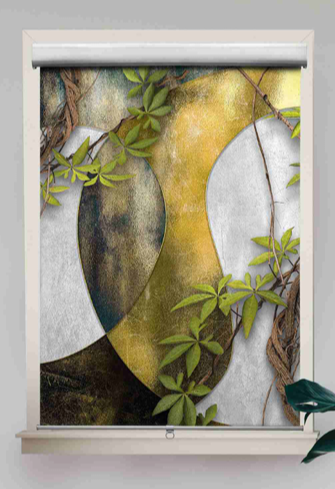 Leafy Abstract Roller Blind