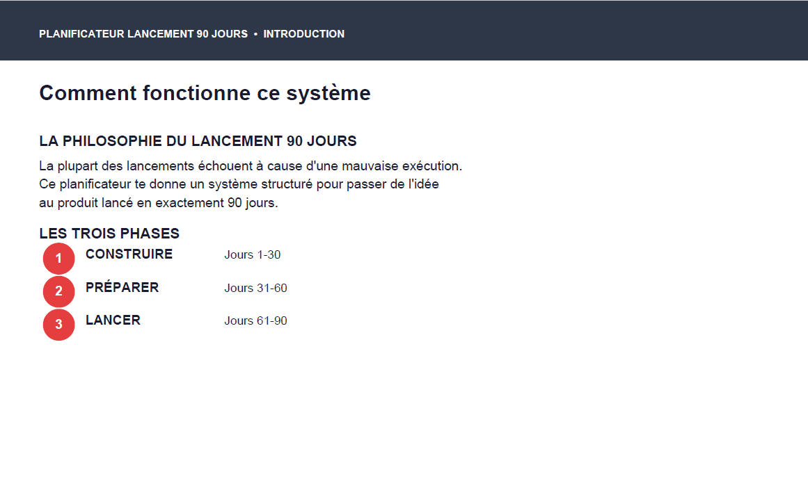 Lance enfin ton projet en 90 jours — sans t’éparpiller