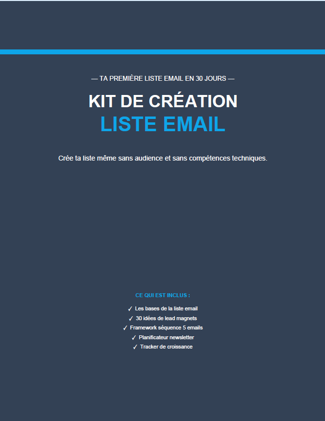 Kit de Création de Liste Email