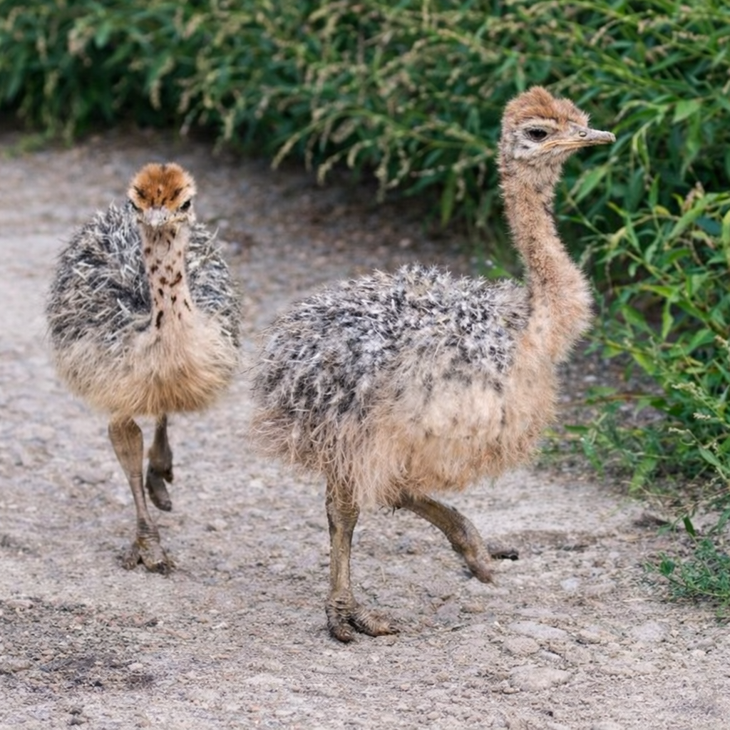 Ostrich month old Chicks