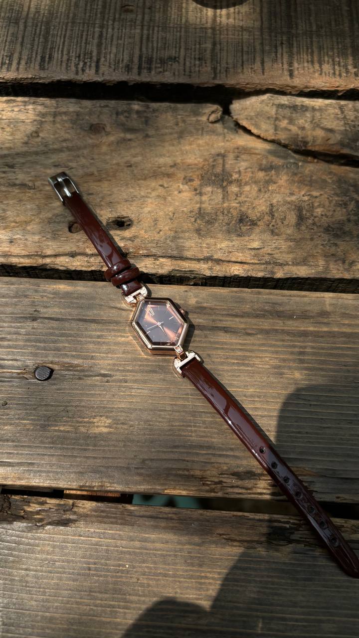  Sunlifex Hexagonal Women's Vintage Watch