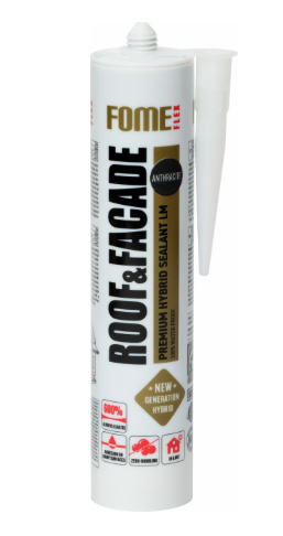 FOME FLEX ROOF&FACADE profesionalus hibridinis hermetikas, antracitas, 300 ml