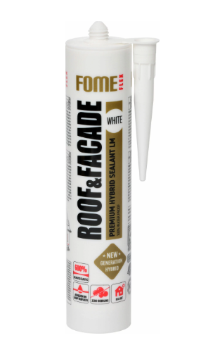 FOME FLEX ROOF&FACADE profesionalus hibridinis hermetikas, baltas, 300 ml