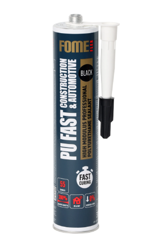FOME FLEX PU FAST HM CONSTRUCTION & AUTOMOTIVE, juoda, 310 ml