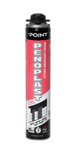 POINT PENOPLAST pistoletinės putos – klijai