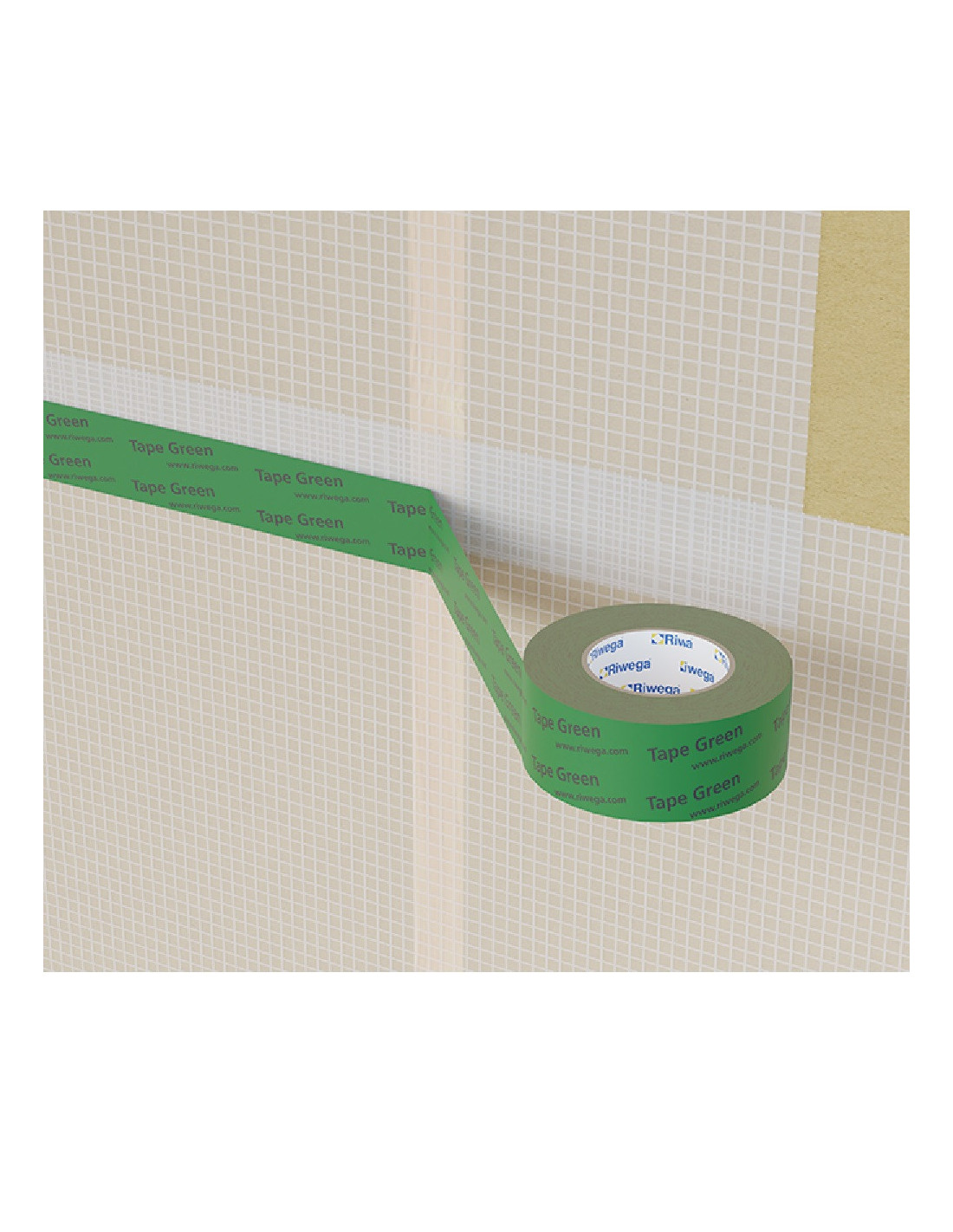 Klijavimo juosta USB Tape Green žalia RIWEGA, 60mm 25m