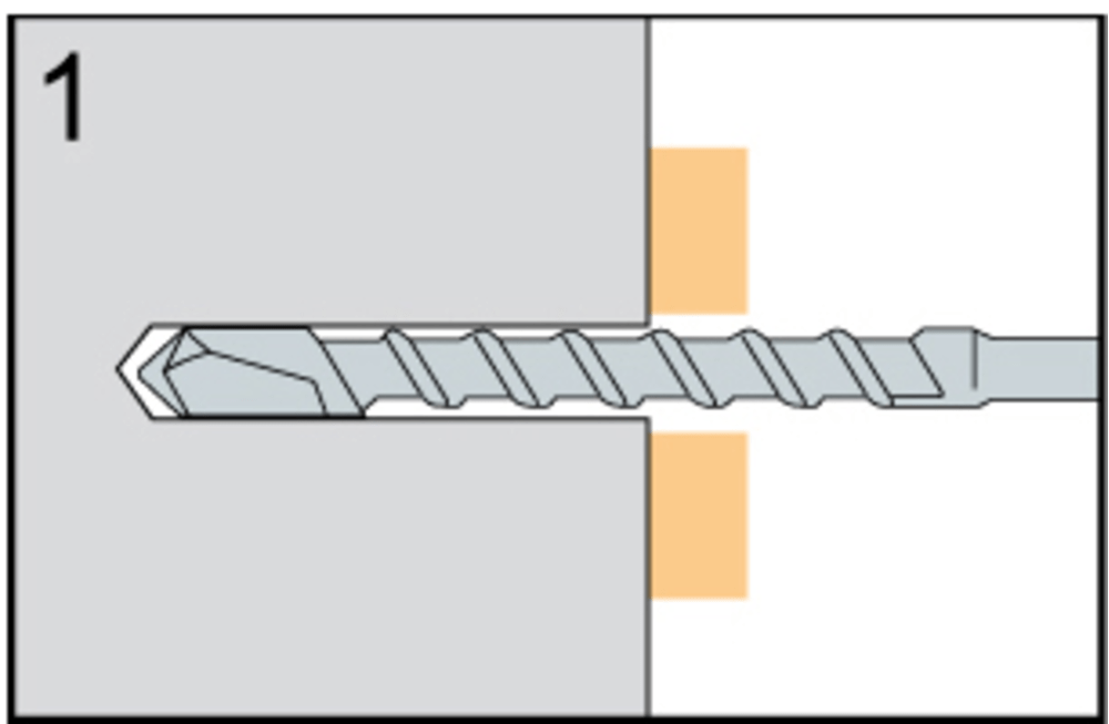 Rankovinis ankeris  (varžtas). M6 D8x70