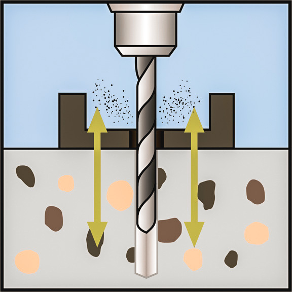 Betonsraigtis MMSplus - F  10x80 įl.gal. TX45 (25vnt.)