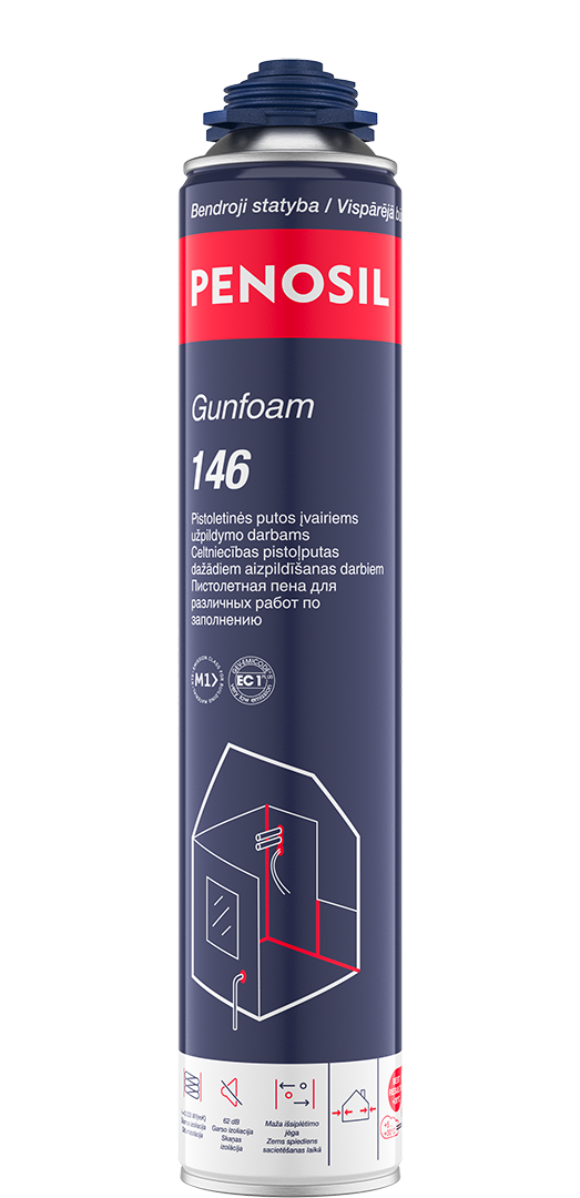 PENOSIL Gunfoam 146 montažinės putos, 750 ml