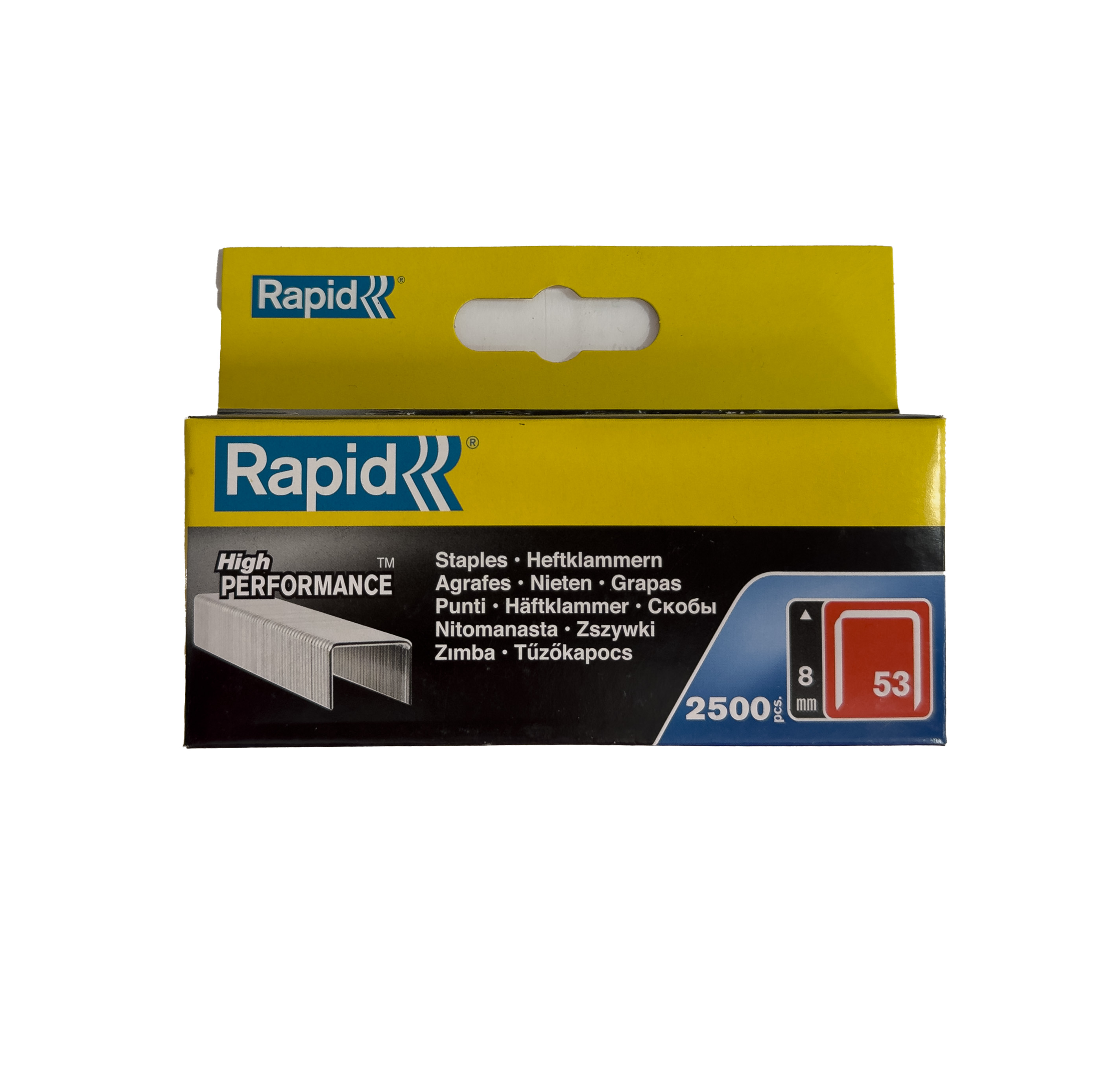 Kabės RAPID 53/8 (2500vnt.)