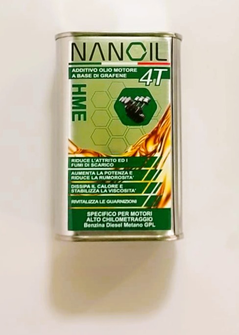NANOIL HME - Additivo al grafene per motori 4T ad alto chilometraggio