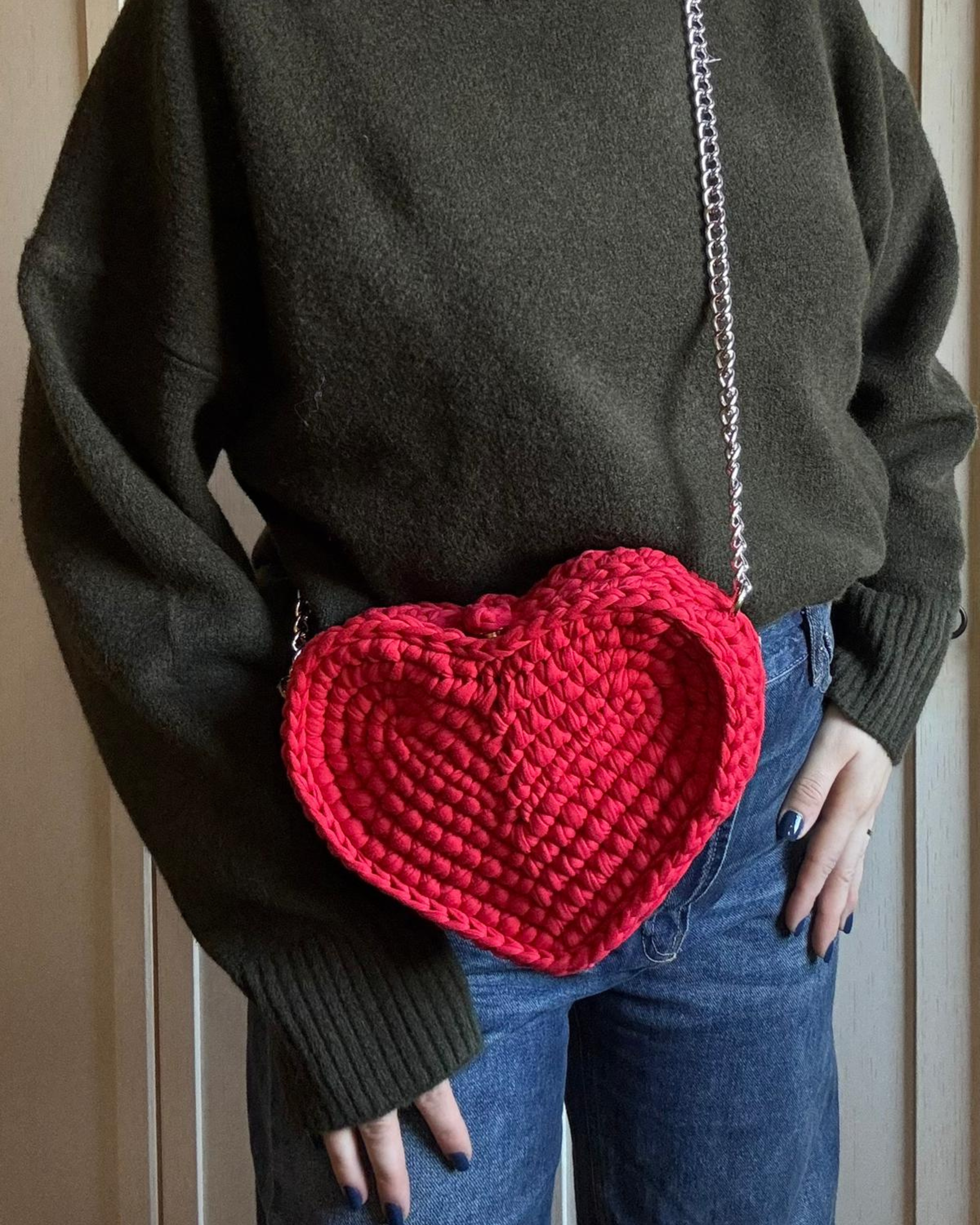 Valentine Bag in fettuccia