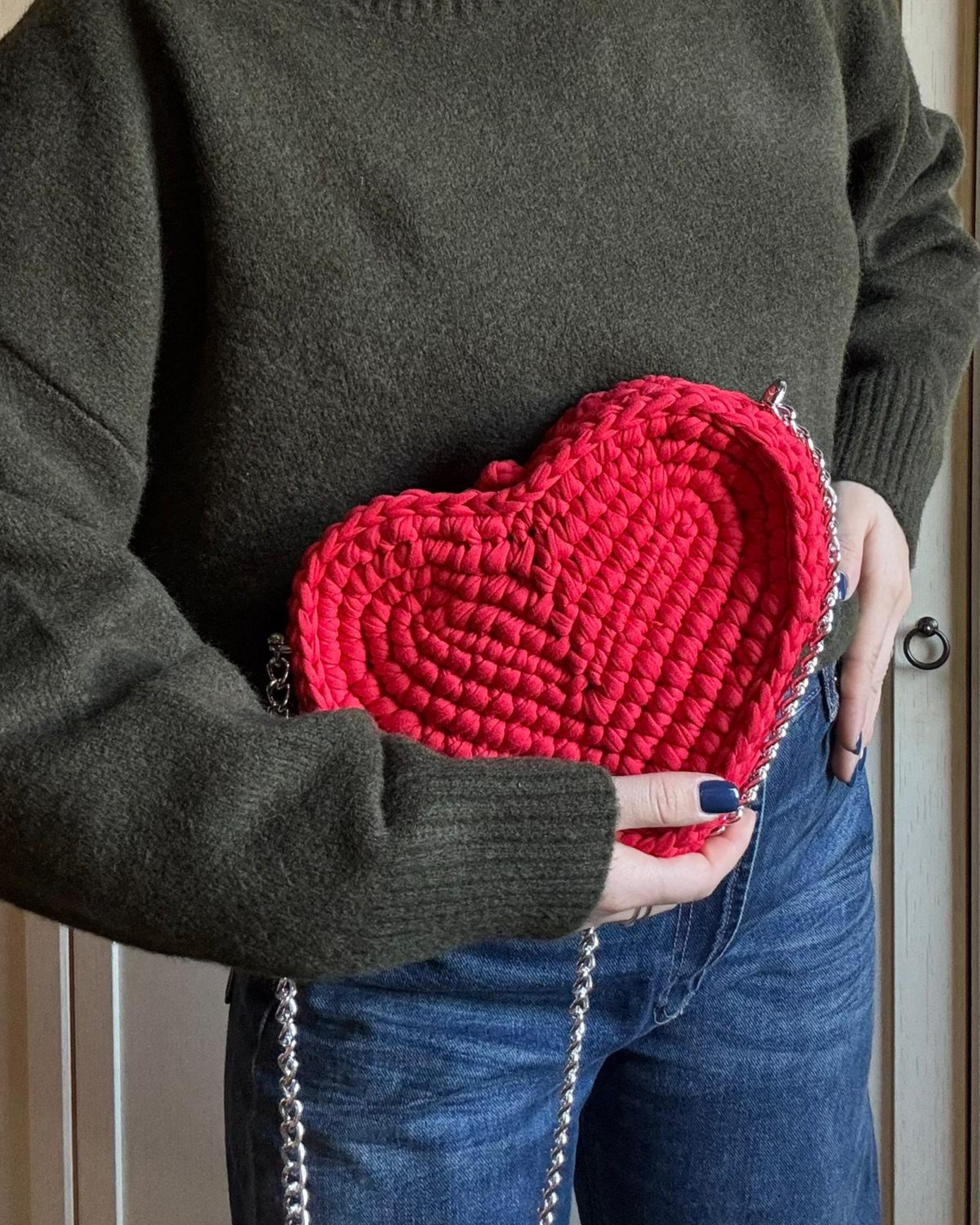 Valentine Bag in fettuccia