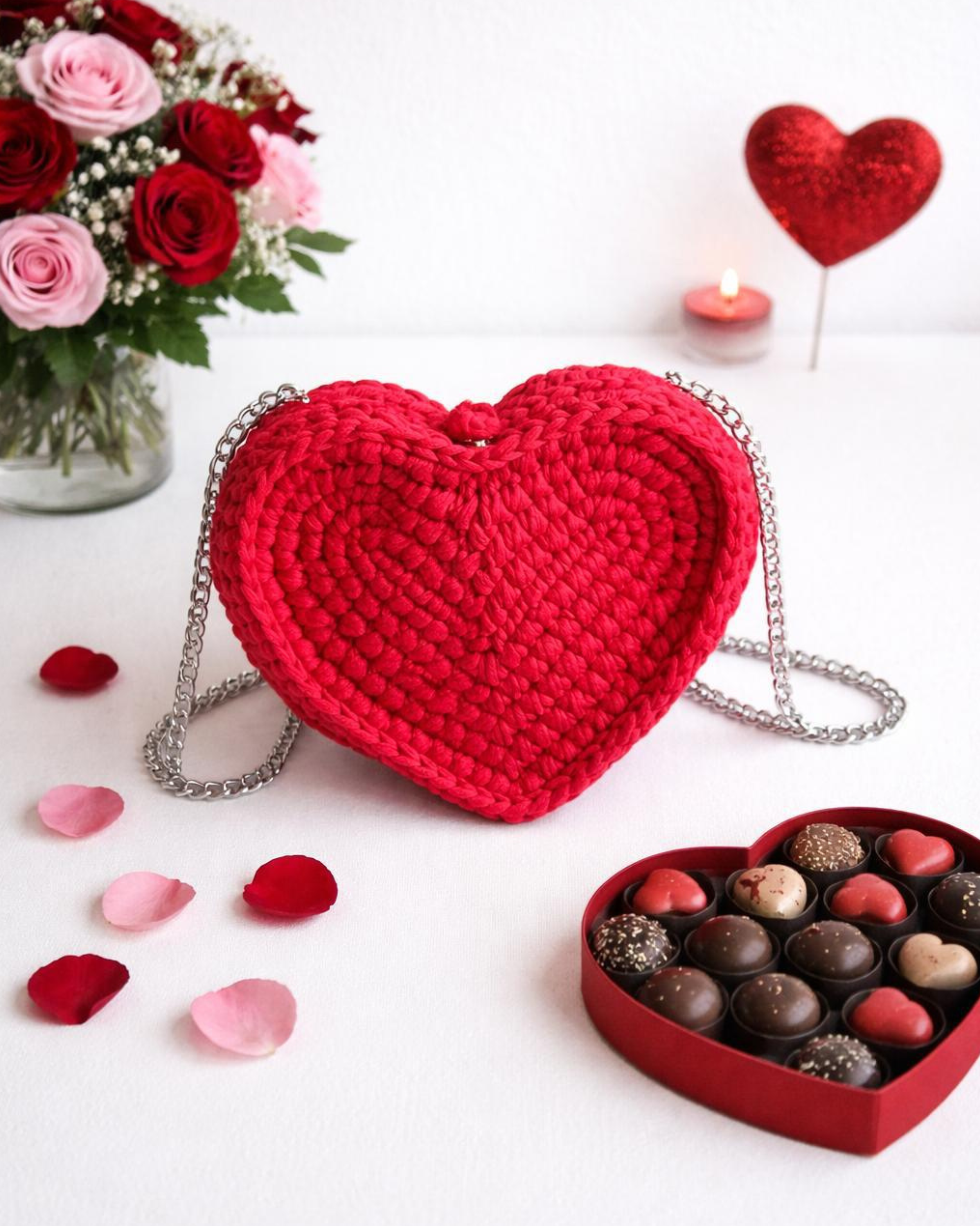 Valentine Bag in fettuccia