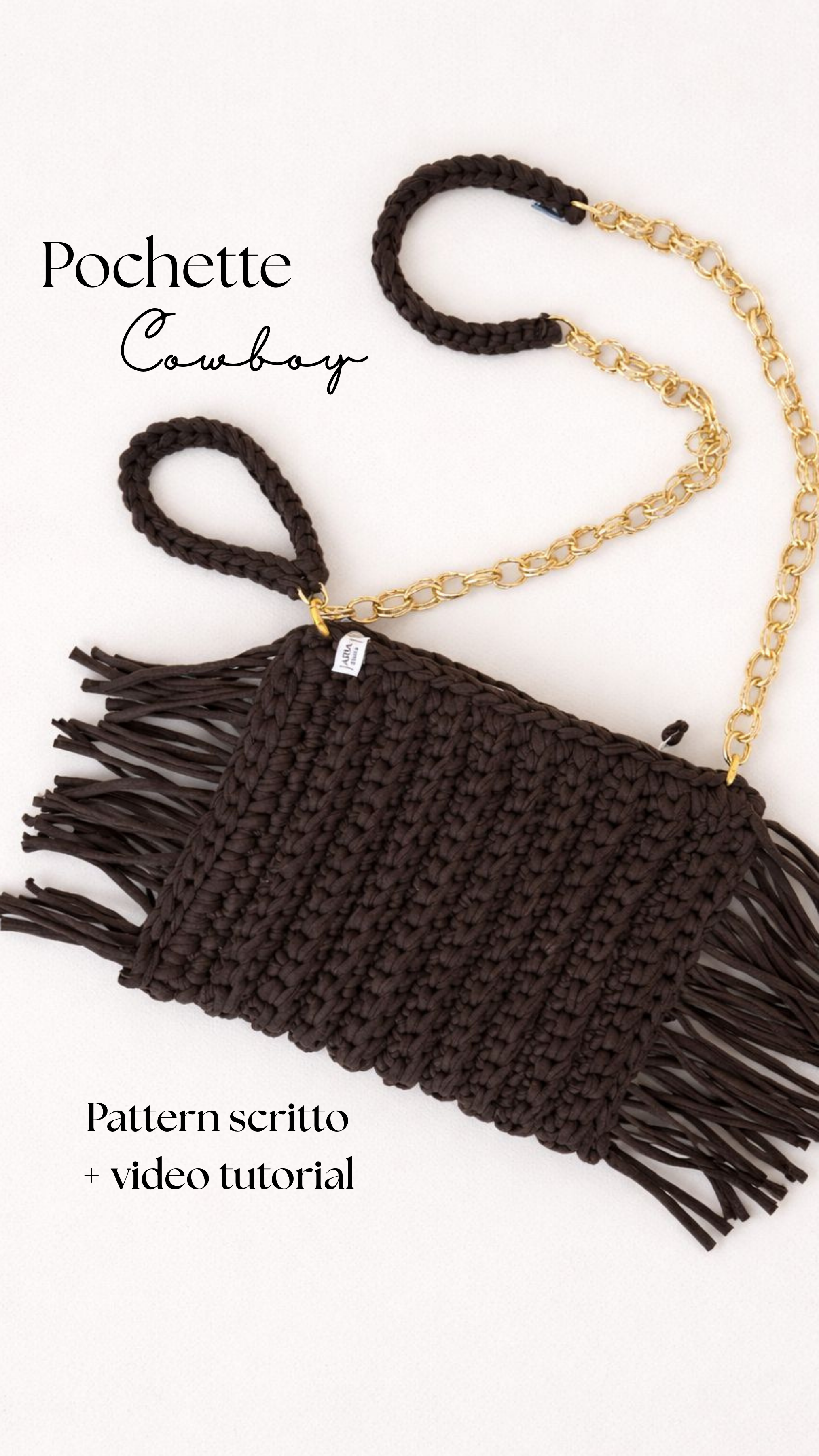 Pattern Pochette Cowboy by Aria Studio