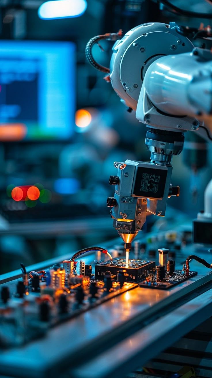 Robotic PCB Assembly Machine