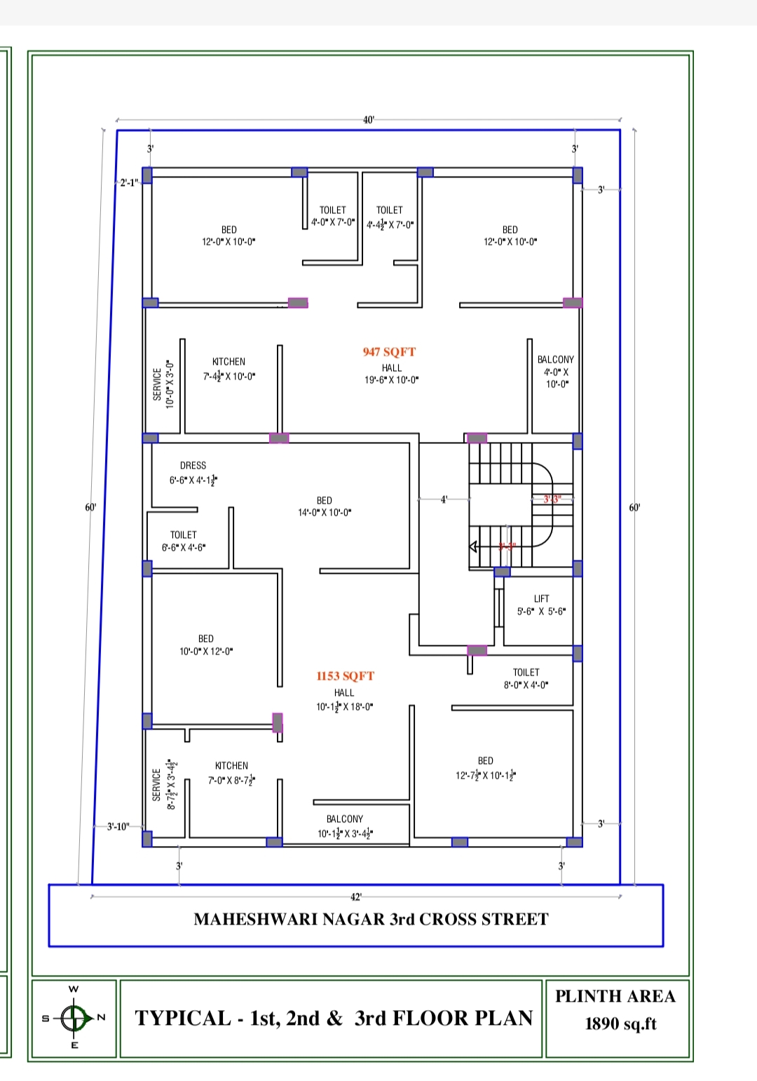 Residential flat @ hasthinapuram