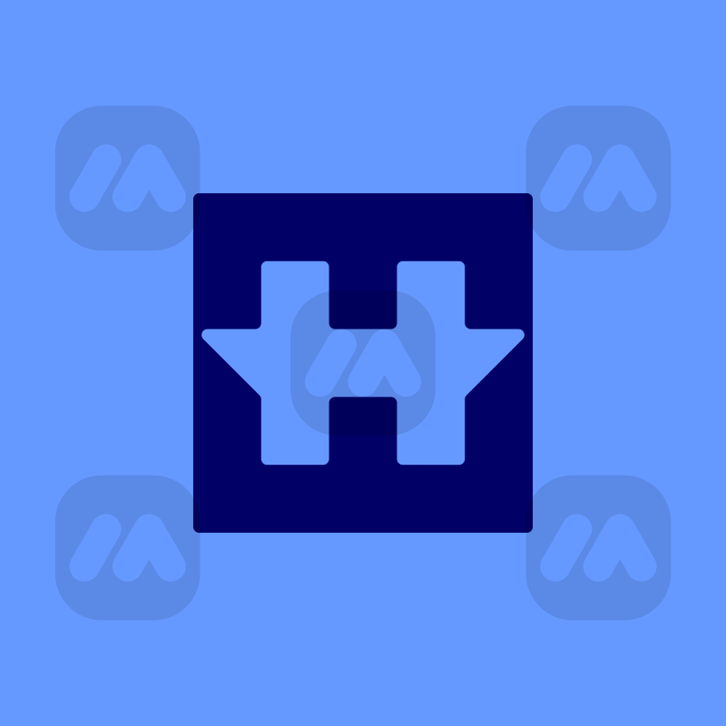 Letter H Monogram Modern and Bold