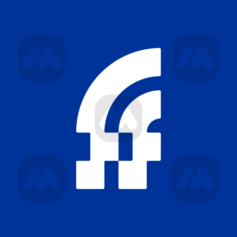 letter F Monogram Logo