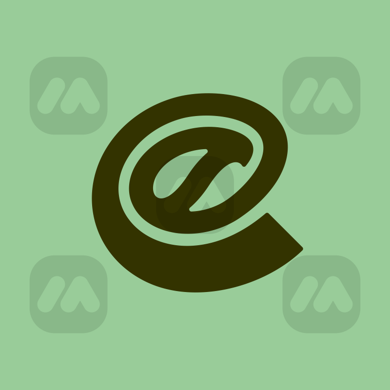 Letter E with Bean Coffee Monogram Logo