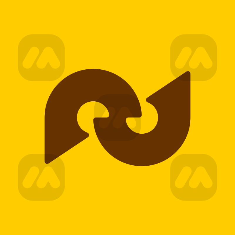 Leter N Monogram Logo